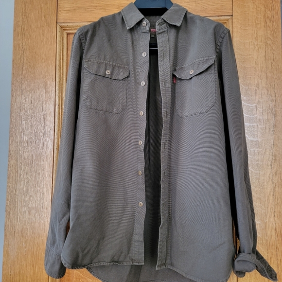 Levi Denim Olive Green Lightweight jacket Sz M